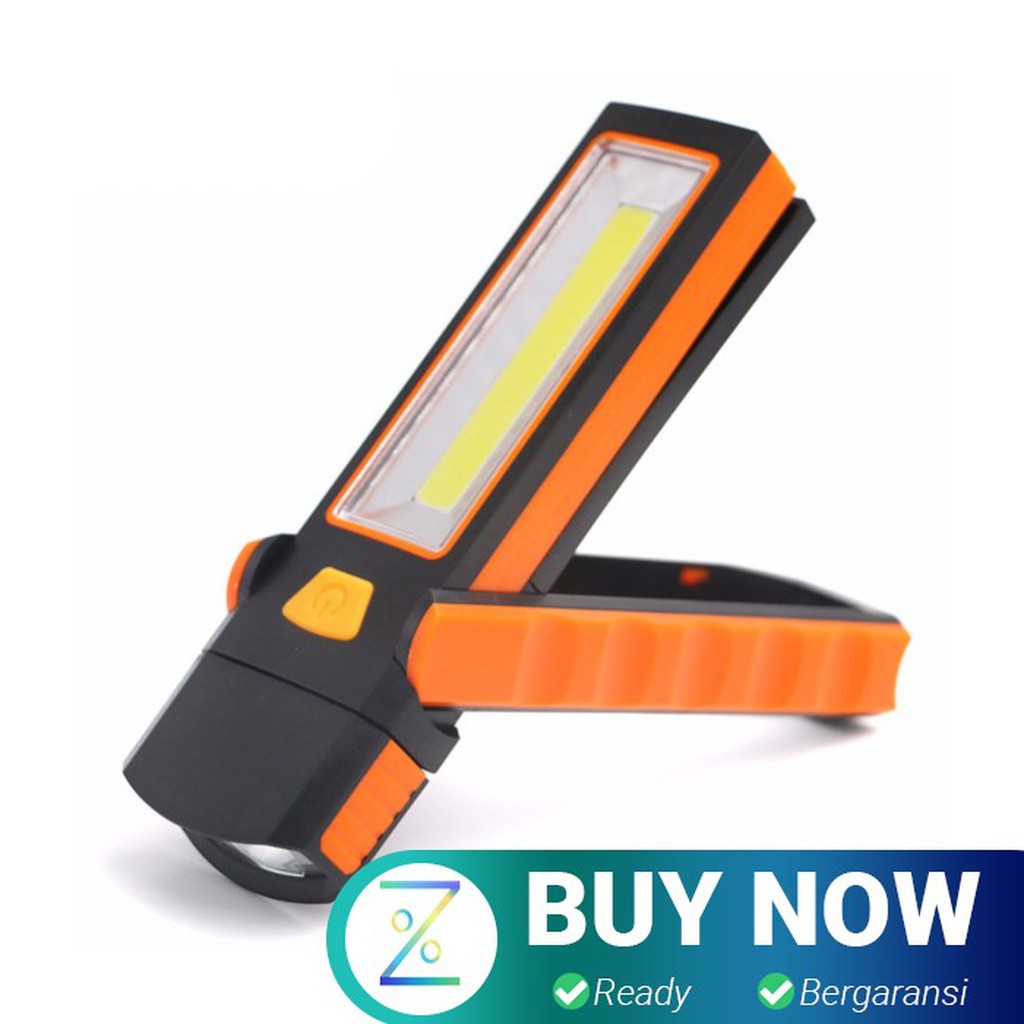 TaffLED Senter LED Camping Magnetic COB 600 Lumens - CB600 - Orange