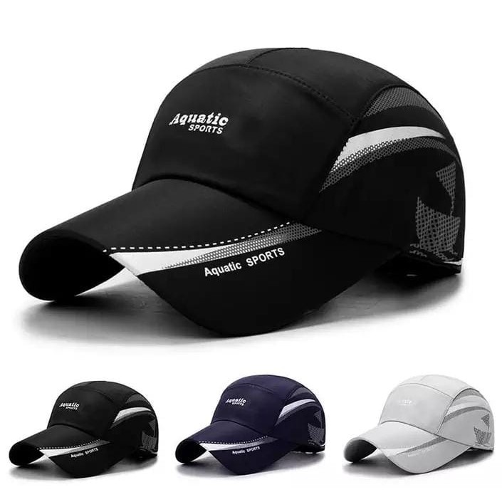 Baseball cap : AQUATIC SPORTS - Topi Baseball Topi Quick Dry Topi Olah Raga Topi Pria