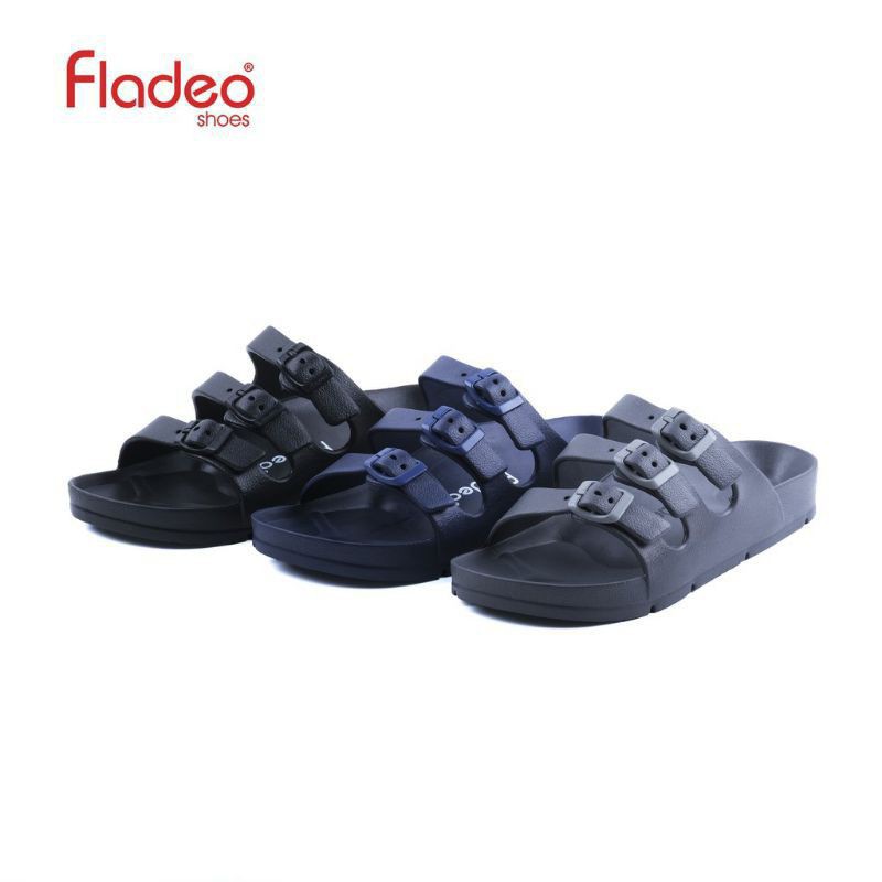 Sandal karet fladeo pria branded original
