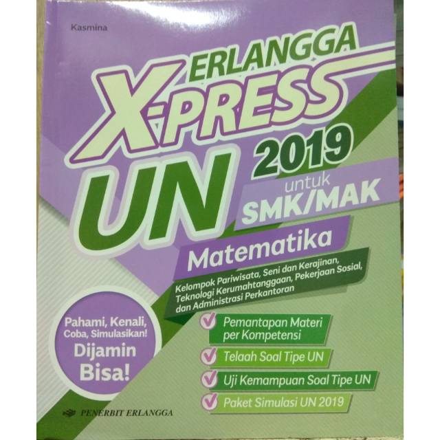 Xpress Un Smk Mak Matematika Kelompok Pariwisata 2019 Shopee