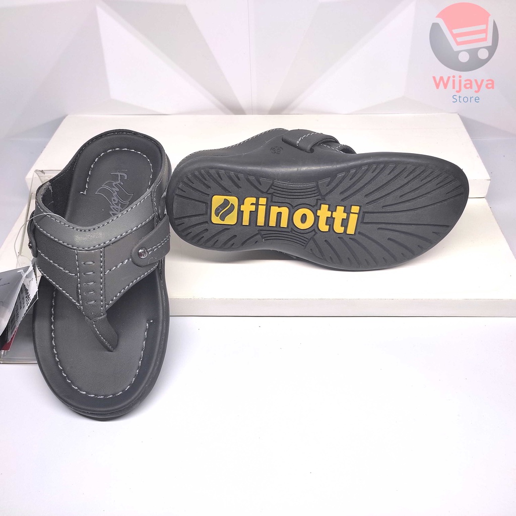 Finotti BPZ Sandal Anak Cowok - Sendal Kulit Kasual Anak Laki-Laki, Original Finotti, Desain Keren dan Berkualitas ATC ATJ JRY