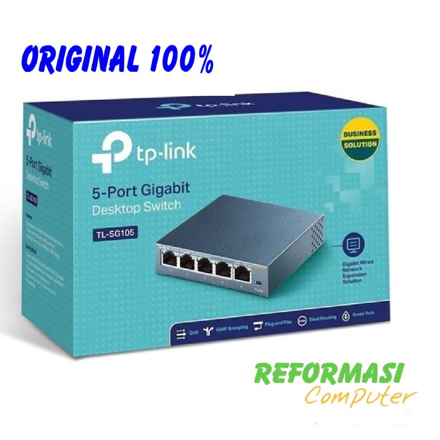 TP-LINK TL-SG105 TPLINK 5-Port/5 Port Gigabit Desktop Switch TL SG105