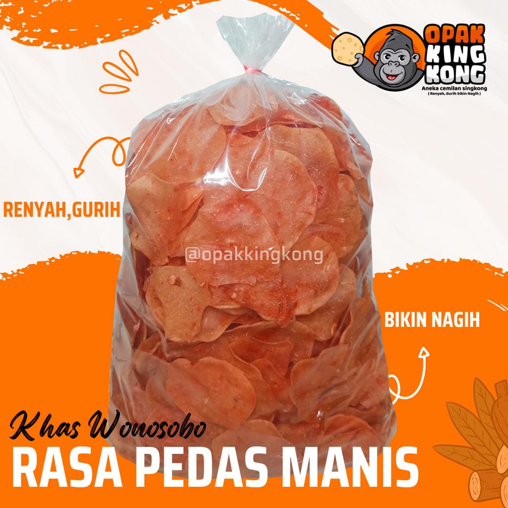 

Opak singkong - Opak rasa pedas manis - Opak Mentah - opak singkong 1kg cemilan khas Wonosobo