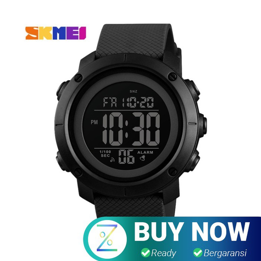 SKMEI Jam Tangan Digital Pria - 1434 - Black/Black