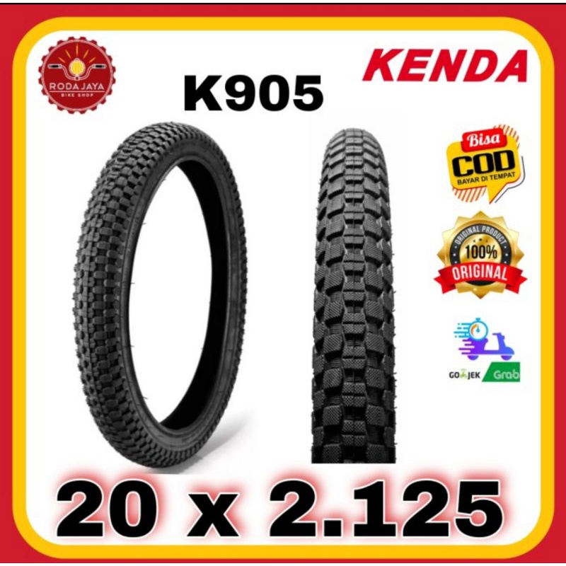 KENDA 20 x 2.125 Ban Luar Sepeda 20