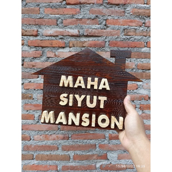 papan nama rumah
