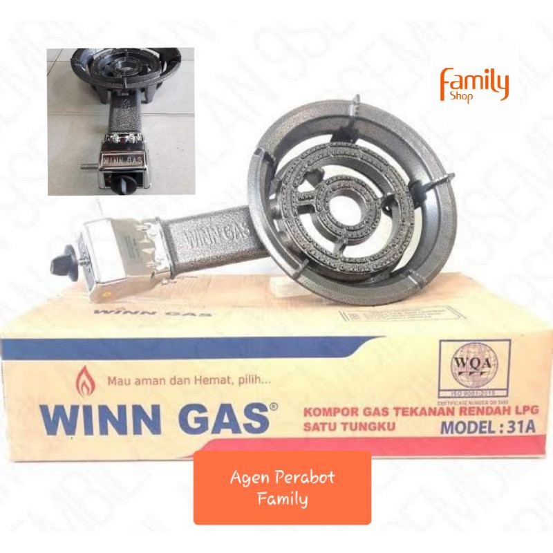 Kompor Gas Martabak / Kompor Komersil Winn Gas 31 A / Kompor Gas Mawar Besar 31A WinnGas