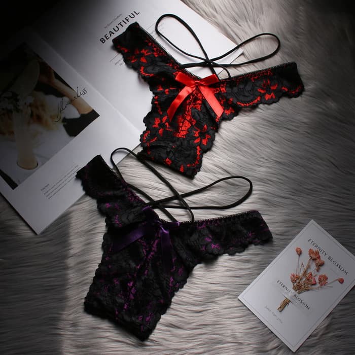 Celana Dalam Wanita G string sexy lace thong