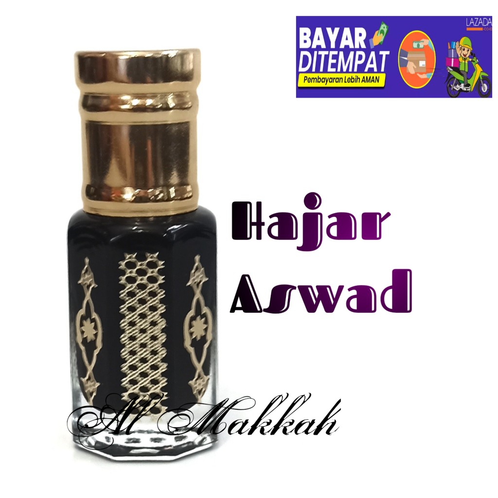 Al Hajar Aswad Parfum Murni Minyak Wangi Asli By Syamammun Naim Non Alkohol Tanpa Campuran Zat Lain