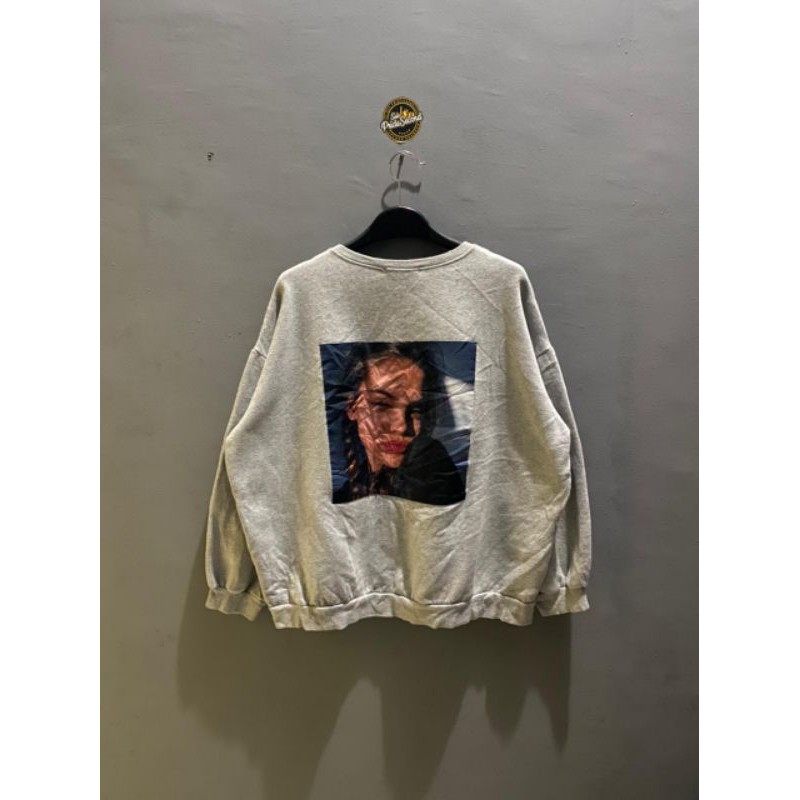 Crewneck Staff Lengan Balon Back Print