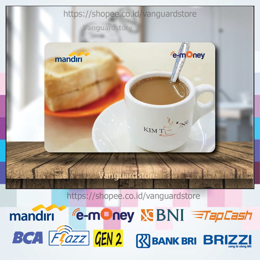 KARTU E MONEY E TOLL COFFE KOPI &amp; ROTI KUMPULAN 20 EMONEY MANDIRI FLAZZ BCA BNI TAPCASH BRIZZI