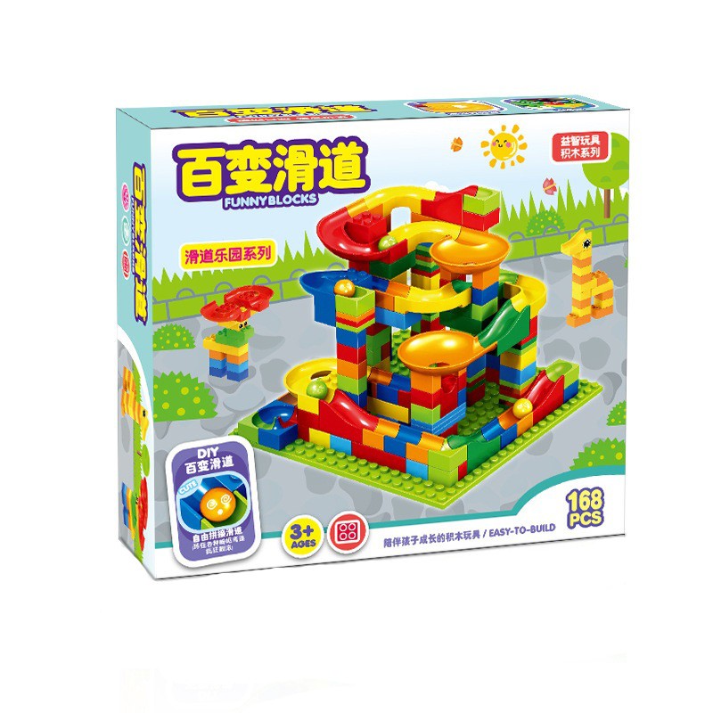 Mainan DIY 168 pcs Education Funny Blocks