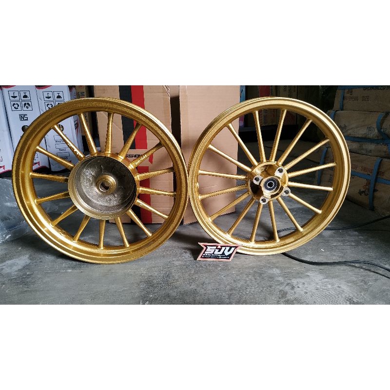 VELG ROSSI SPRINT ANDROMEDA HONDA.VARIO 110 RING 14x160/185 GOLD TERMURAH