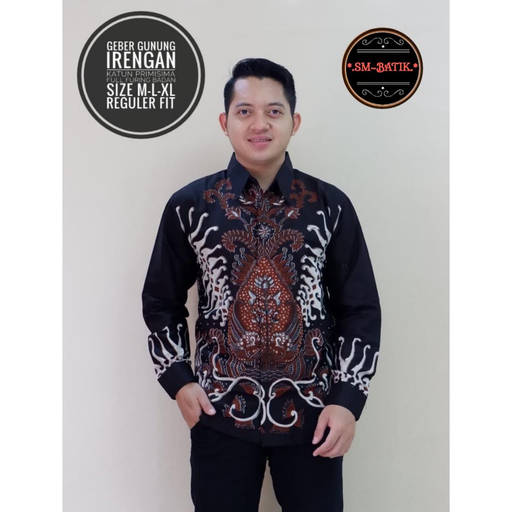 GEBER GUNUNG SM BATIKSOLOAMANAH BAJU KEMEJA BATIK SOLO PRIA LENGAN PANJANG PENDEK LAPIS FURING ATASAN BATIK PREMIUM MODERN KATUN HALUS BANGAU MELON ADIWIJAYA SEKAR KOKO PEKSI JIWO PEKSI MAMBU NEW BLOUSE NATASHA NEW NATASHA PEKSI BIRU WIJAYA LOMBOK ABANG