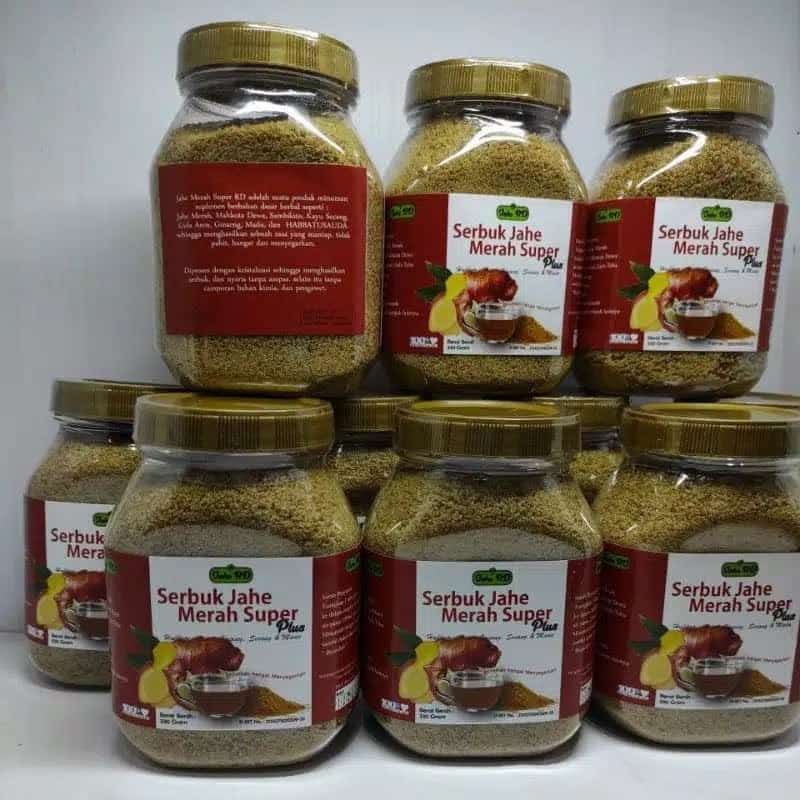 

Serbuk jahe merah plus RD