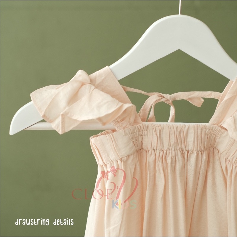 CLOEVKIDS - Shea Dress Anak Casual Dress Pantai Anak Perempuan Dress Pesta Anak Perempuan