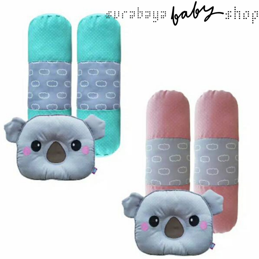 BABY JOY BANTAL GULING SET KOKOA / BORDIR CINTAKA SERIES  / 2 BG ANIMAL SERIES BJB5014