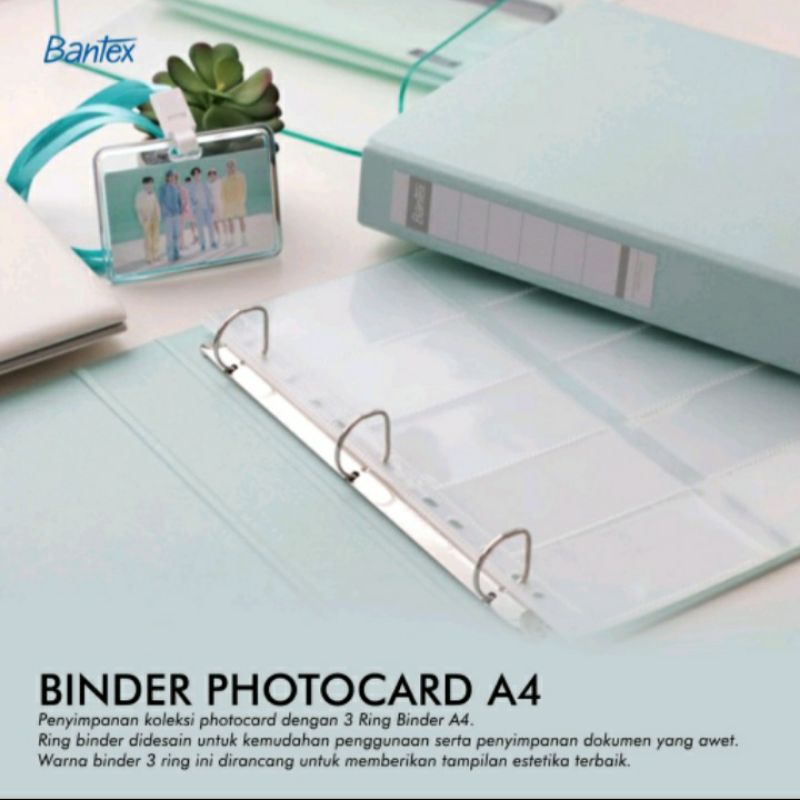 

BINDER FILE / PHOTOCARD BANTEX. 3 RING A4