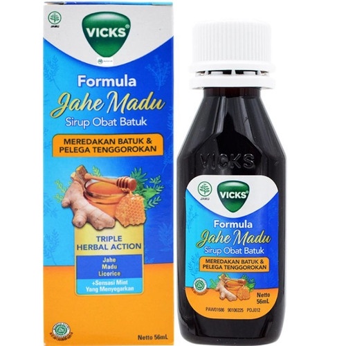 Vicks Formula Jahe Madu 56ml, 28ml