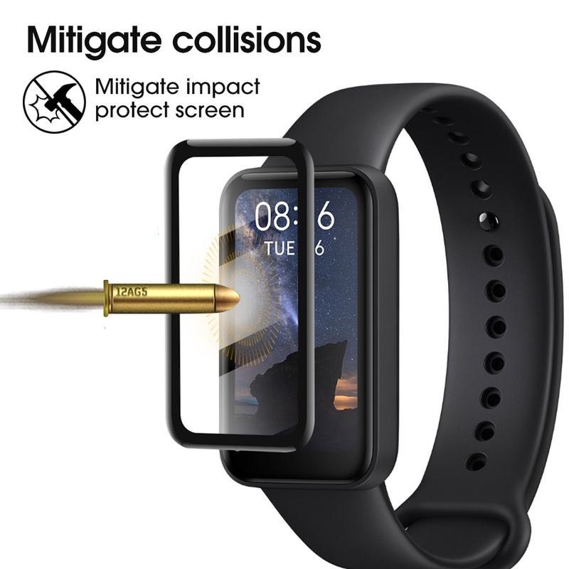 1 / 2pcs Pelindung Layar Smartwatch Anti Air / Sidik Jari Untuk Redmi Band Pro PMMA / Smart Watch Xiaomi