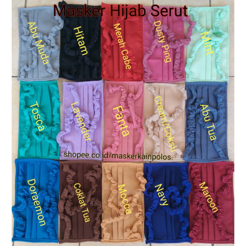 MASKER KAIN SERUT ,MASKER KAIN BERKUALITAS ,GROSIR MASKER KAIN SERUT ,MASKER TALI SERUT,MASKER MURAH