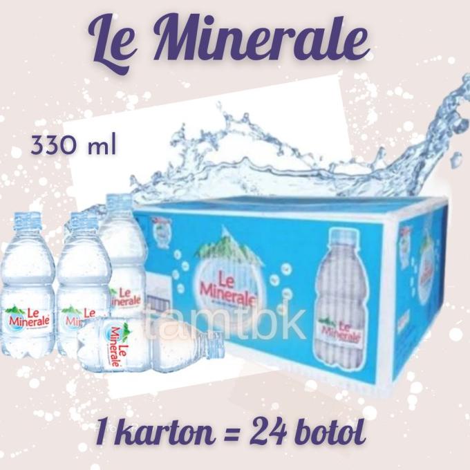 

PROMO Le Minerale air mineral 330ml 1 karton (isi 24 botol)/MINUMAN COLLAGEN/MINUMAN YOYIC/MINUMAN DIET/MINUMAN PEMUTIH BADAN/MINUMAN KOREA/MINUMAN KEMASAN/MINUMAN KALENG/MINUMAN KOTAK/MINUMAN SEHAT HERBAL/MINUMAN SEHAT UNTUK TUBUH/MINUMAN SEHAT