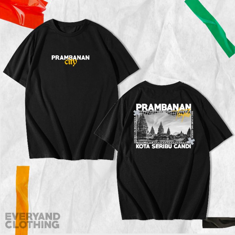 Tshirt Kaos Streetwear Kota Prambanan | Kaos Prambanan