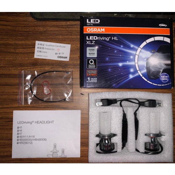 Bohlam lampu LED H4 12V LEDriving HL XLZ cool white 6000K Osram ASLI Limited