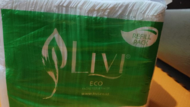 Facial Refill Tissue Livi  Pack 600s