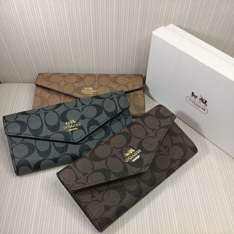 Dompet panjang kancing envelope wanita import premium