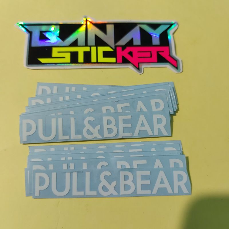 STICKER PULL AND BEAR CUTTING