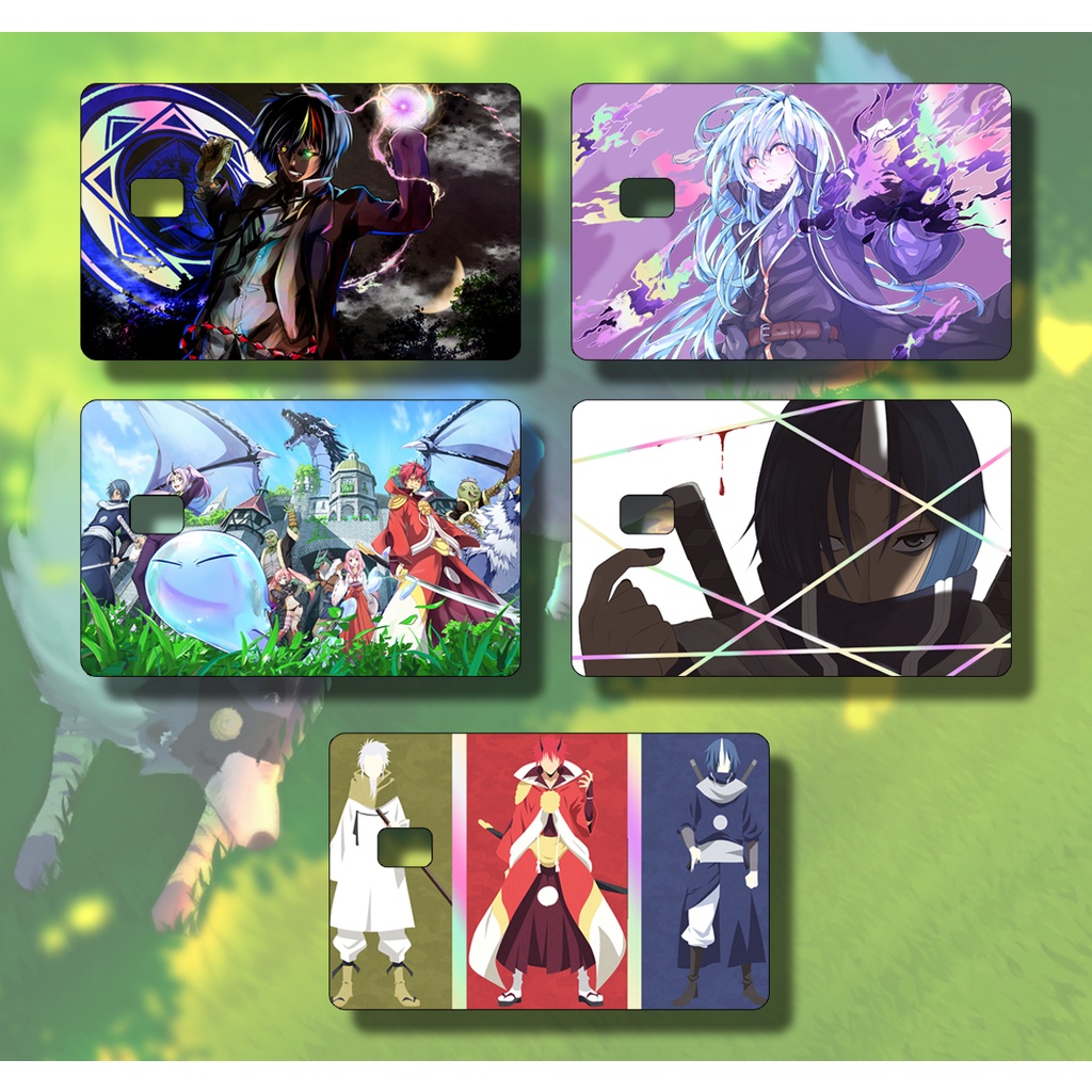 

Tensei Shitara Slime Hologram Skin / Sticker kartu ATM That Time I Got Reincarnated as a Slime