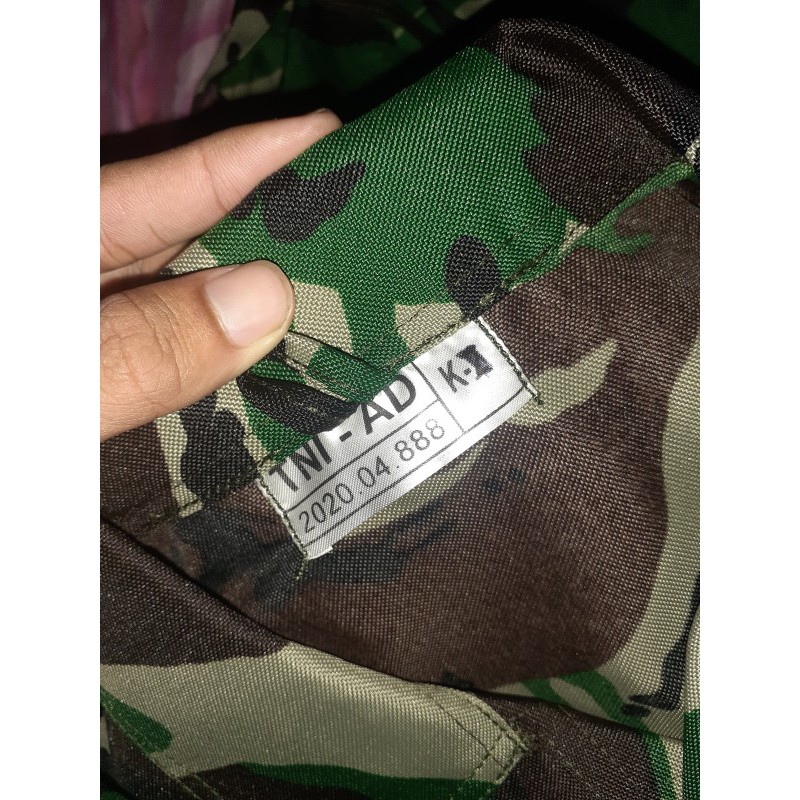 BAJU PDL VELBED BAJU PDL MALVINAS VELBED WOL DAUN TALAS BAJU PDL TNI BAHAN PELBED VELBED