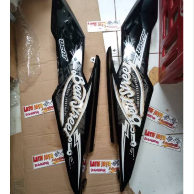 body belakang Beat Street warna hitam