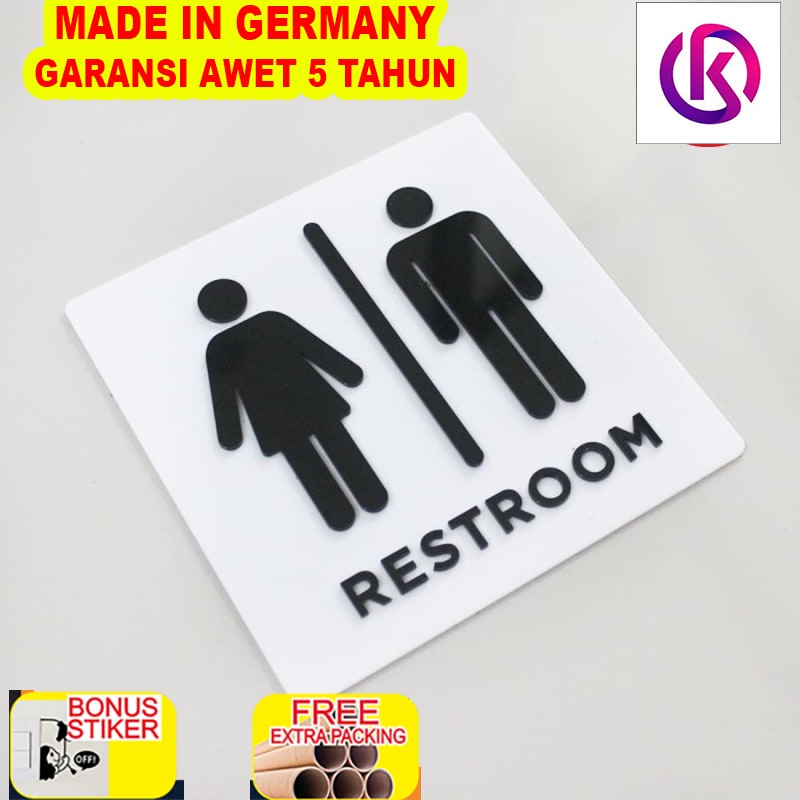 

Grosir Sign Board Akrilik Timbul Kotak | Toilet | Acrylic Sign