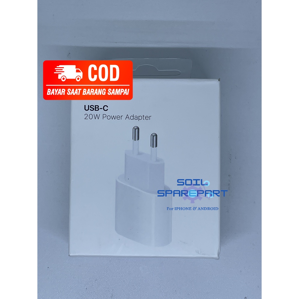 ADAPTOR CHARGER KABEL FAST CHARING TYPE C TO LIGHTNING 20W CASSAN KEPALA CAS