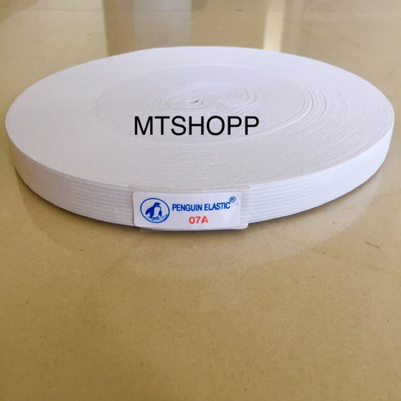 Karet Elastis 2,CM penguin 07A-putih/Hitam kangguru