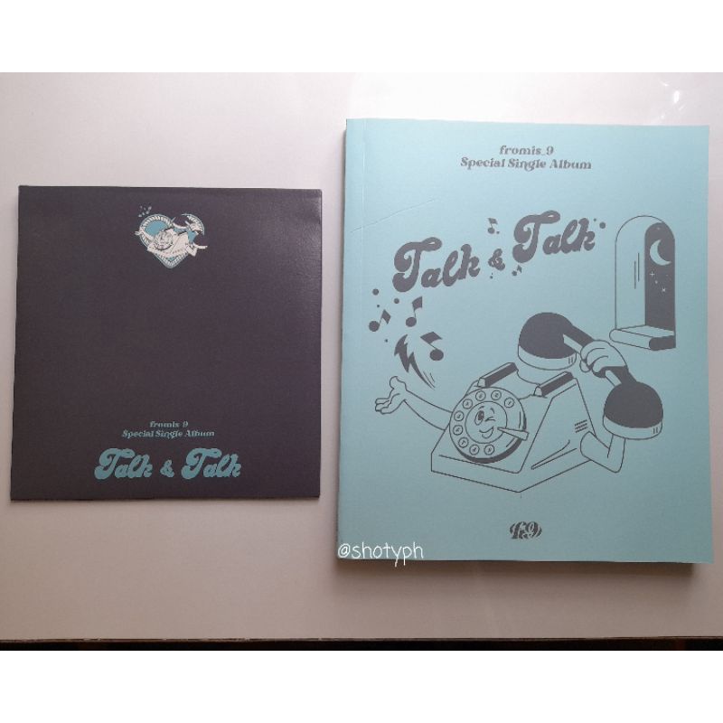 BOOKED (Cover damaged) Fromis_9 Talk and talk (TnT) album only with CD