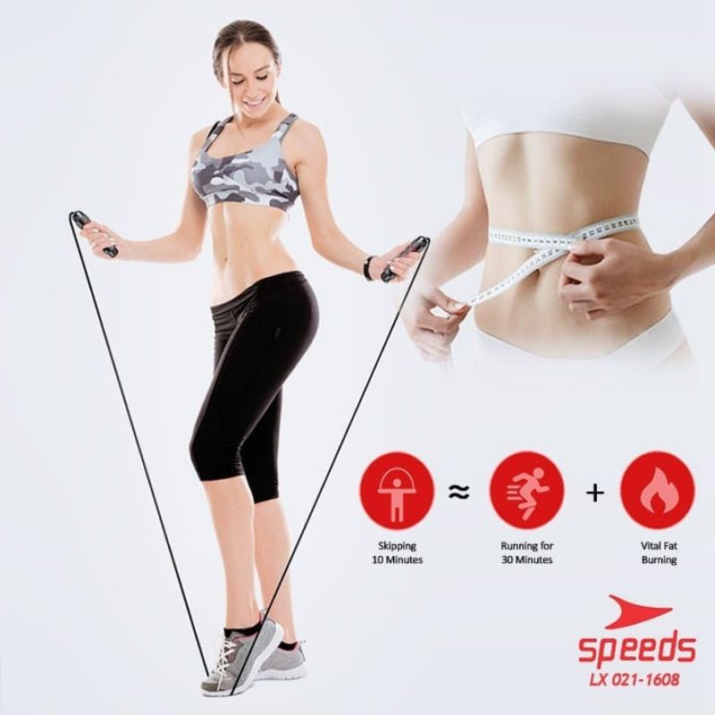 Skipping SPEEDS Alat  Lompat Tali Jump Rope / Alat Olah Raga