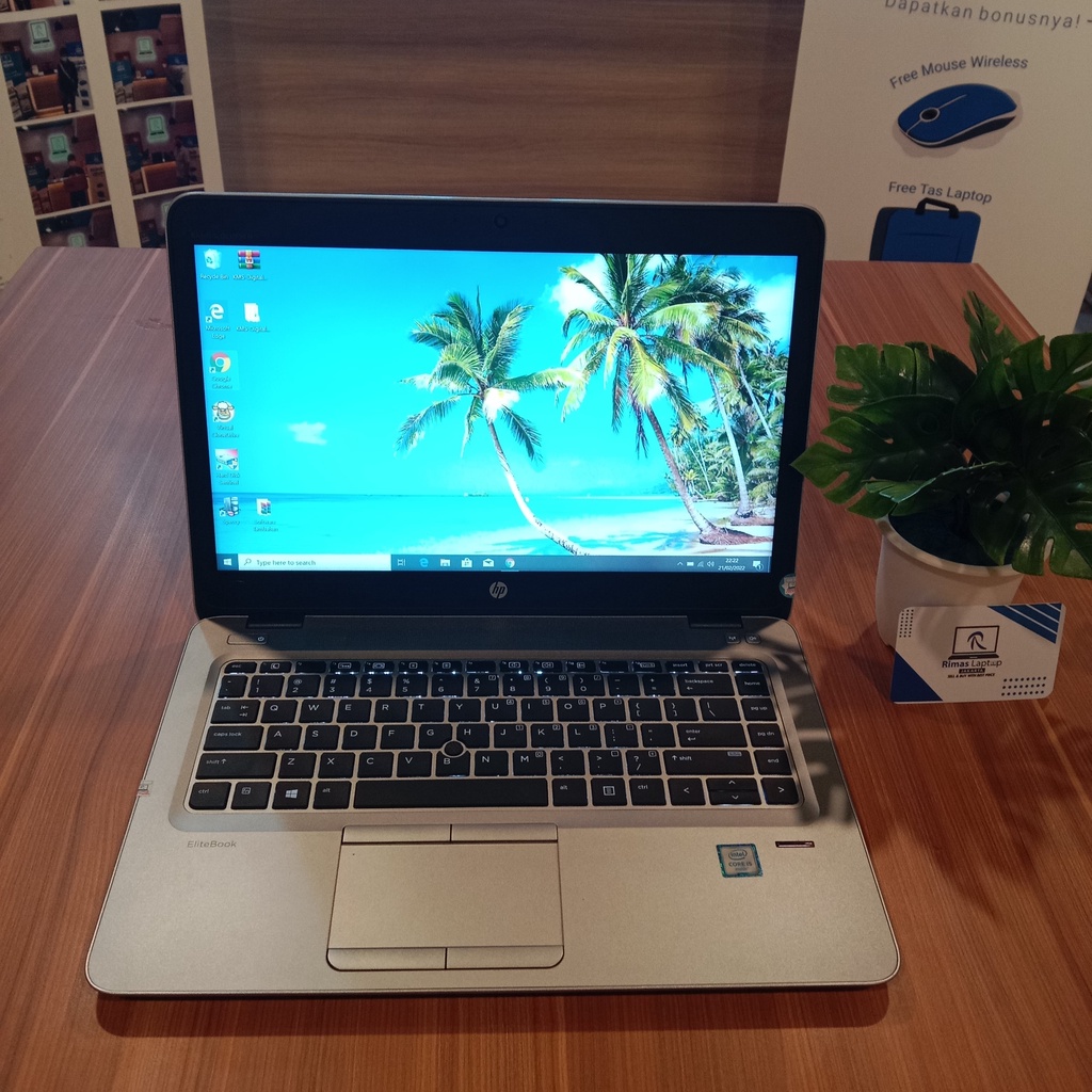 Laptop HP Elitebook Core i5 RAM 8GB SSD 256GB Bekas Second