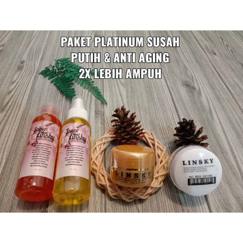 PAKET PLATINUM ISI 4 LINSKY FULL GOLD