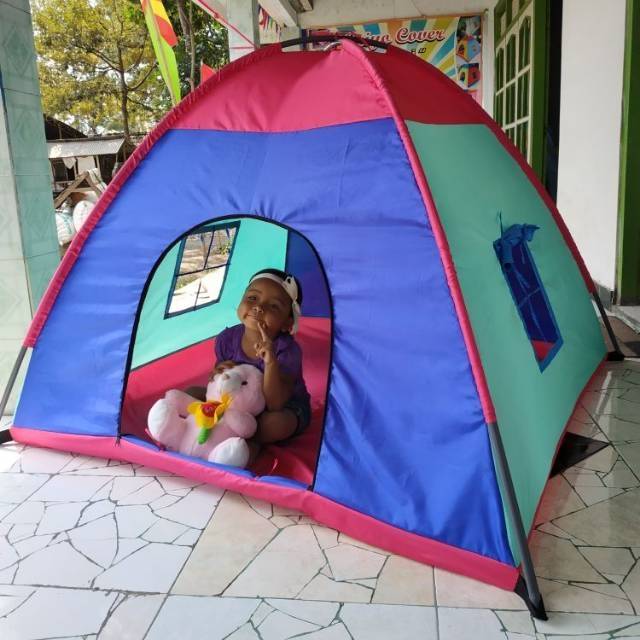 Tenda Anak Karakter-Indoor Outdoor Mainan Anak 120x120