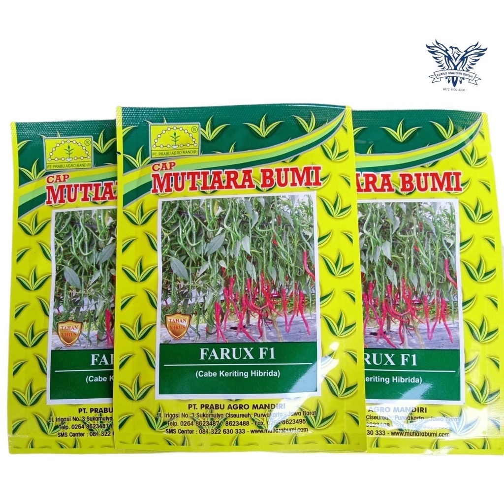 Benih Cabe Farux F1 Isi 10gr Ready Stok Isi 10gram/1600-1800 Biji Original Cap Mutiara Bumi