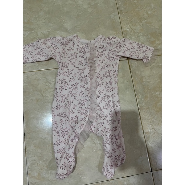 JUMPER RUFFLE BASIC BAYI | JUMPSUIT ROMPER BAJU PAKAIAN ANAK