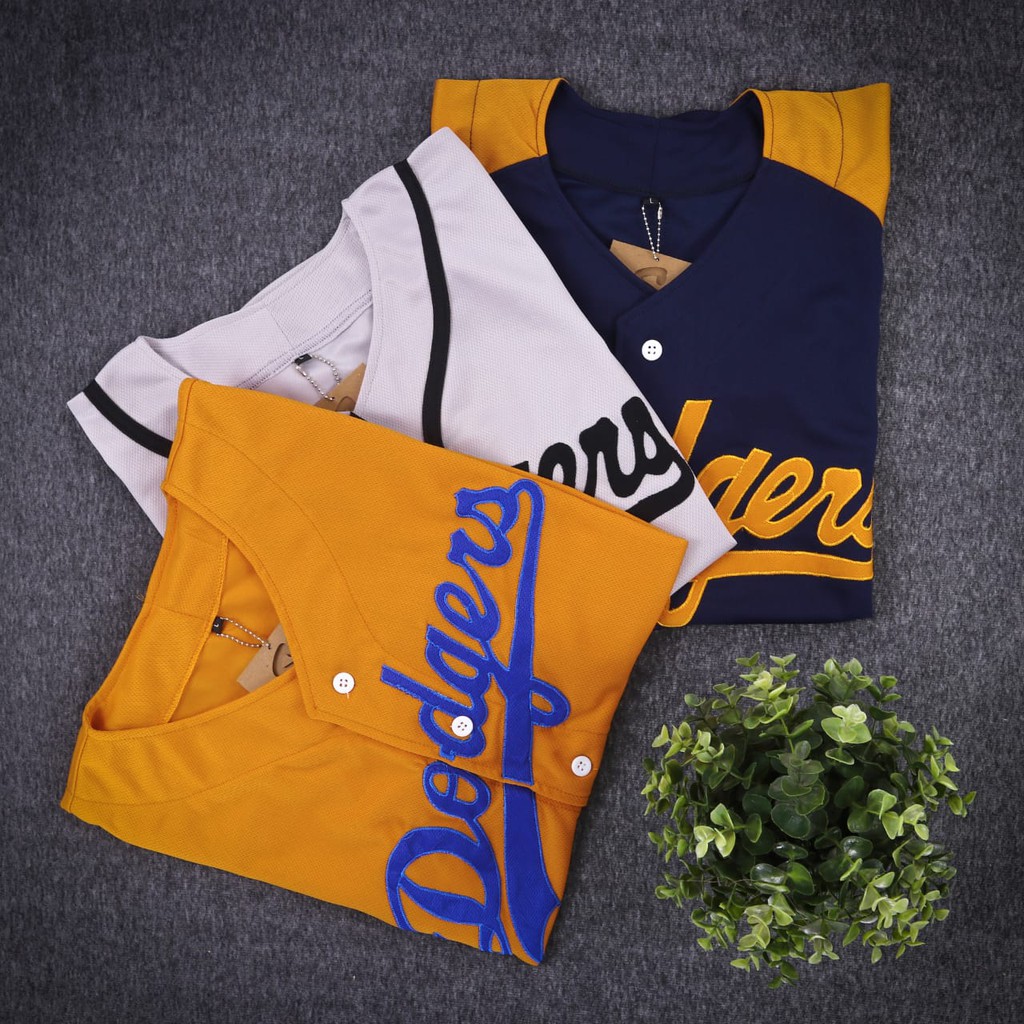 Jersey Baseball Baju Baseball Dodgers