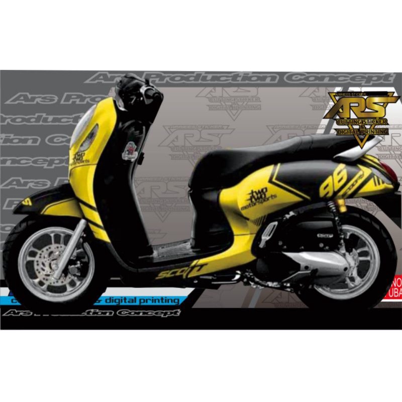 DECAL SCOOPY 2021 FULL BODY - STICKER VARIASI SCOOPY 2021 FULL BODY