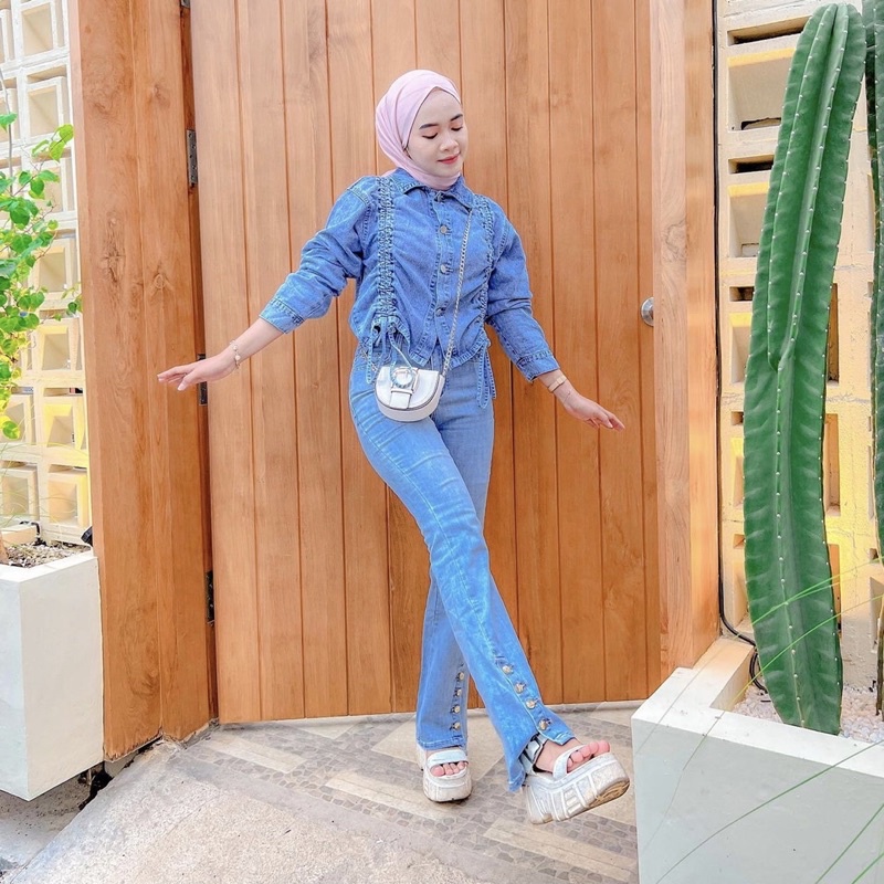 SERUT JACKET JEANS 8250