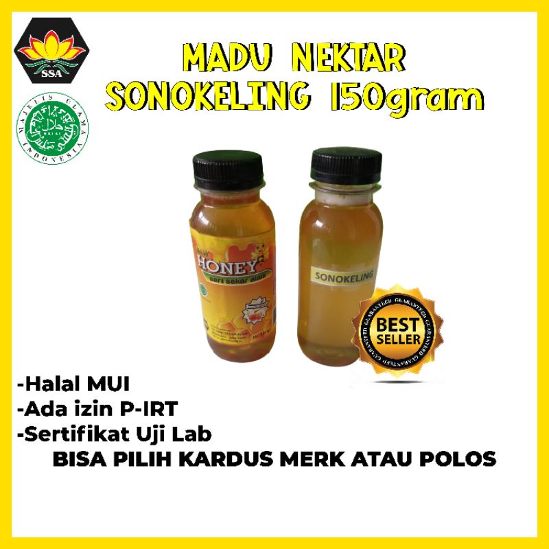 Madu Murni Asli Nektar Bunga Sonokeling 150gr