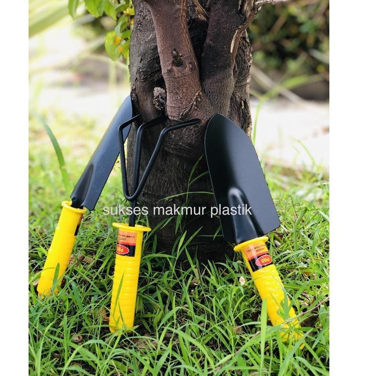 (78000] sekop taman mini set sekop tanaman kebun sekop garpu mini 3in1 sekop medium