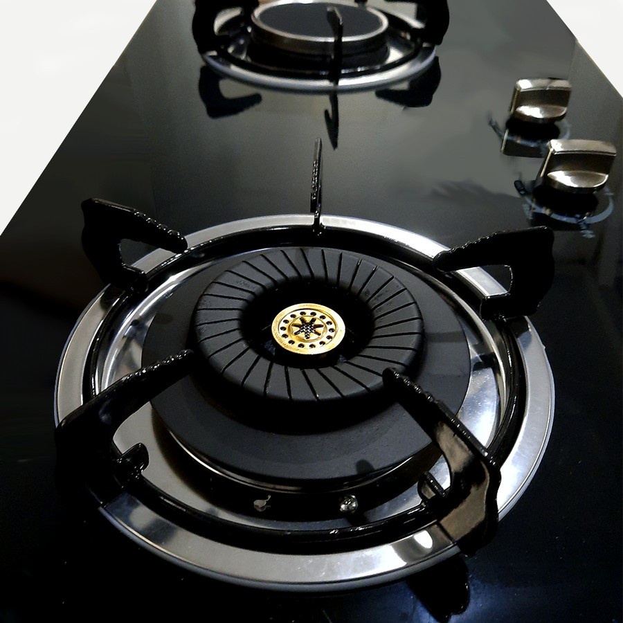 Kompor Kaca 2 Tungku Mix Infrared Gascomp 232N